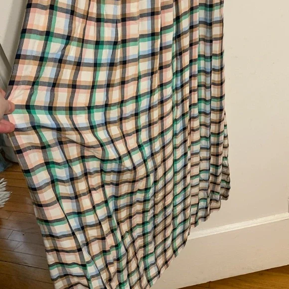 ✨ Anthropologie Cerie Smocked Midi Dress Sz M - Picture 7 of 10